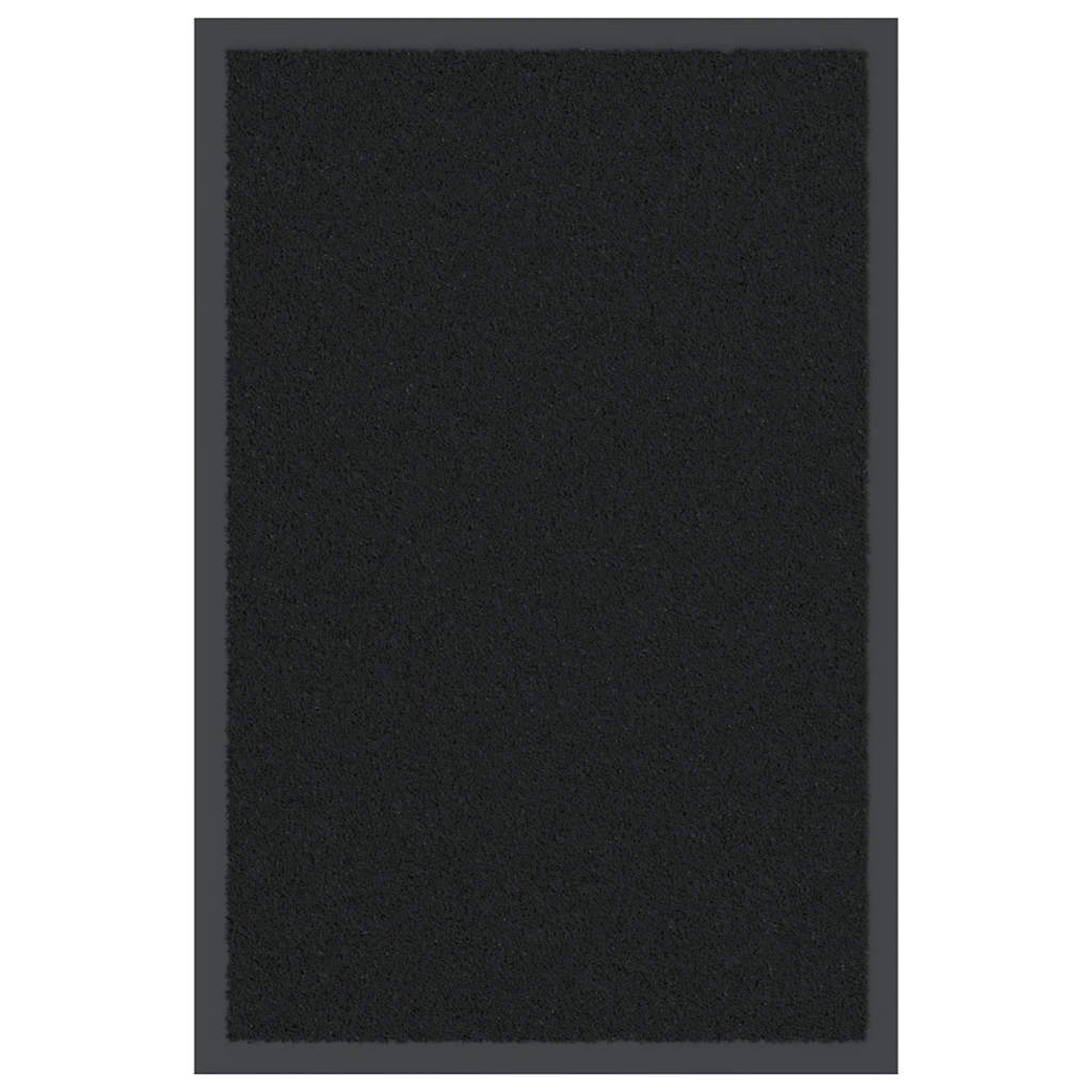 vidaXL Deurmat 40x60 cm zwart