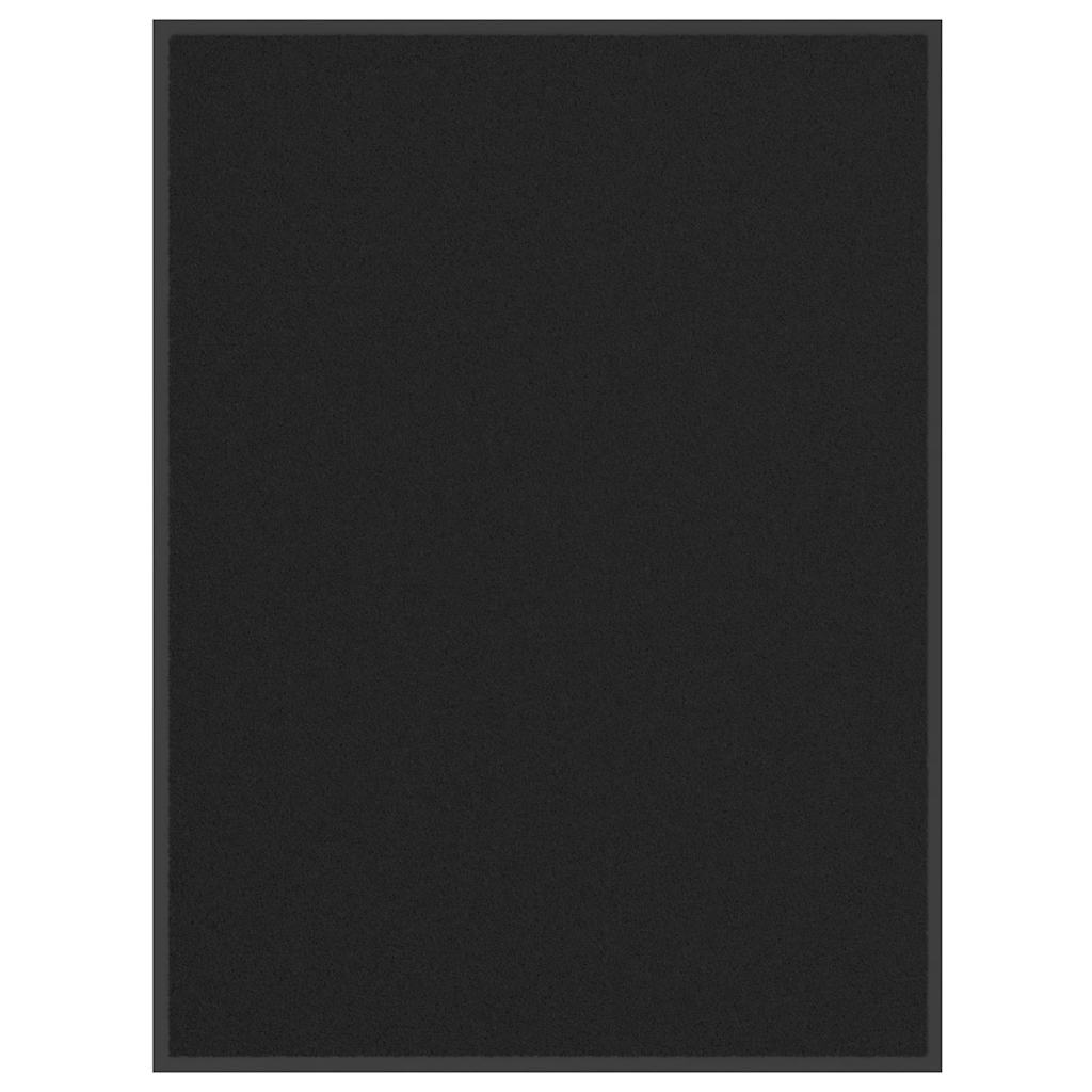 vidaXL Deurmat 40x60 cm zwart