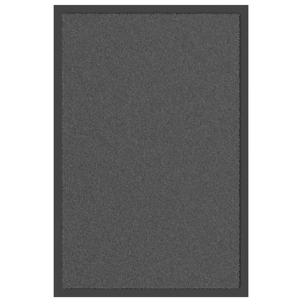 vidaXL Deurmat 40x60 cm zwart