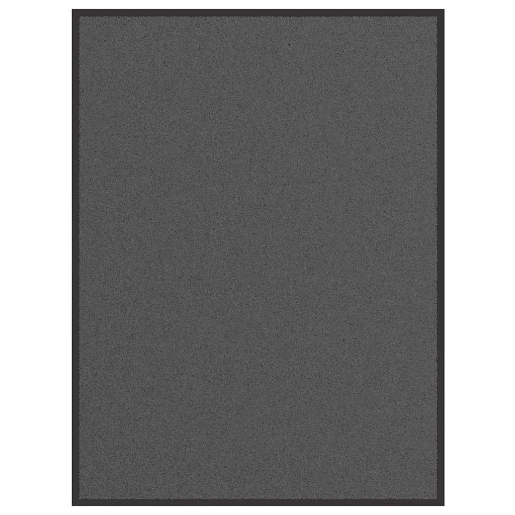 vidaXL Deurmat 40x60 cm zwart