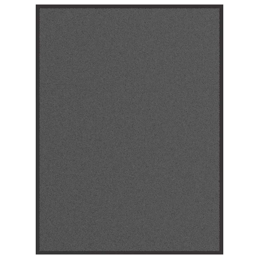 vidaXL Deurmat 40x60 cm zwart