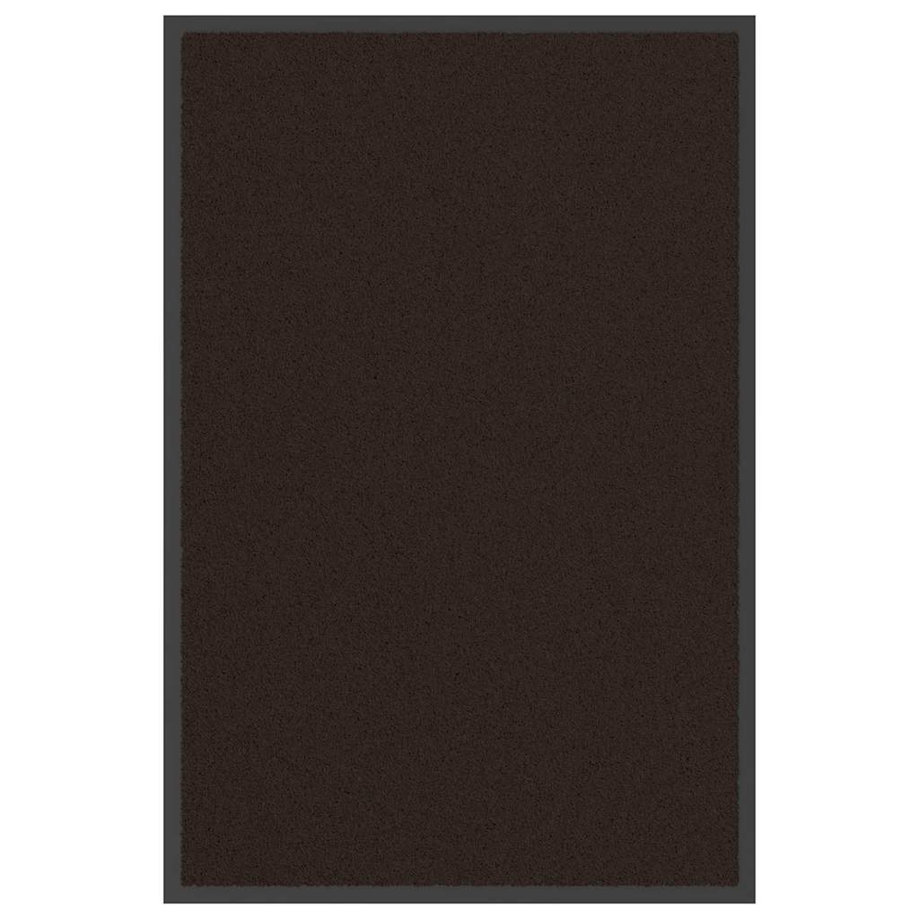 vidaXL Deurmat 40x60 cm zwart
