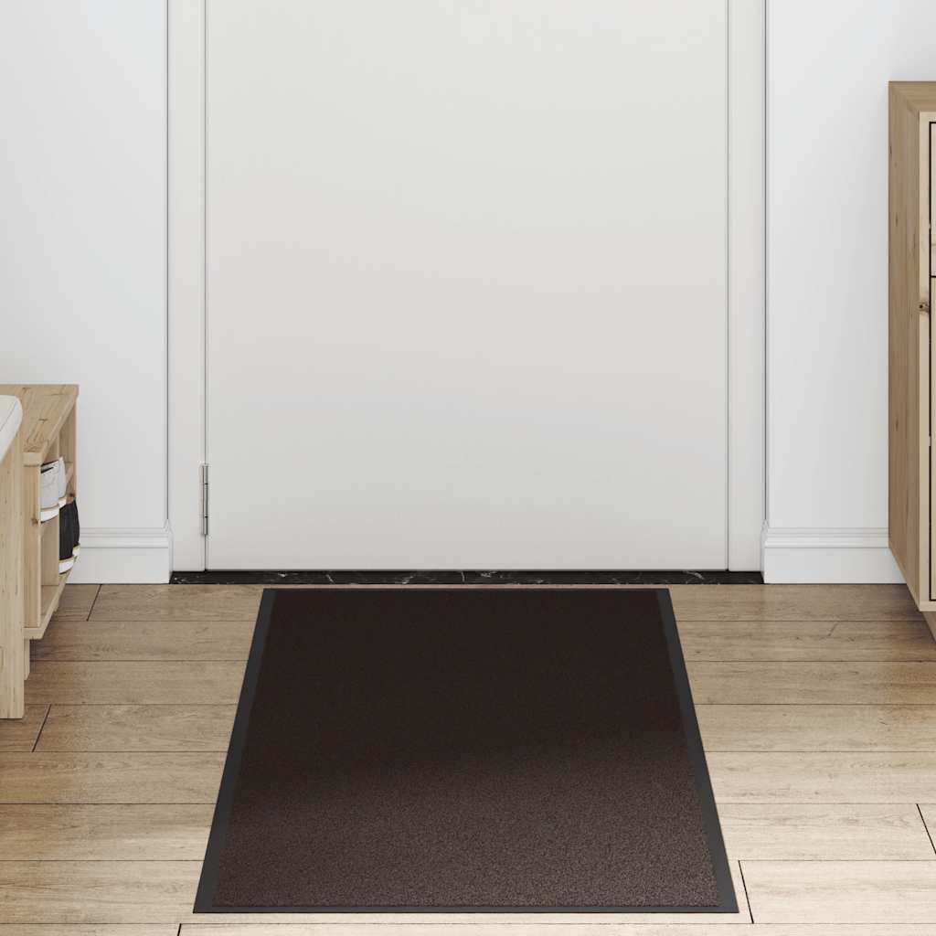 vidaXL Deurmat 40x60 cm zwart