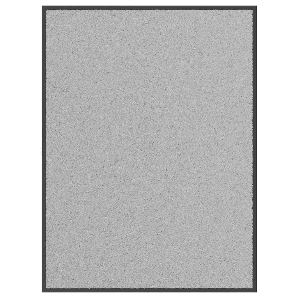 vidaXL Deurmat 40x60 cm zwart