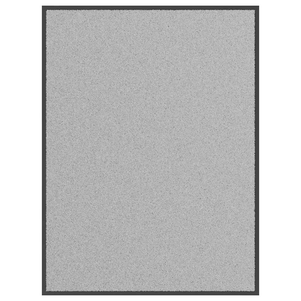 vidaXL Deurmat 40x60 cm zwart