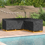 vidaXL Meubelbescherming Zwart 220 x 220 x 80 cm 210D Oxford stof