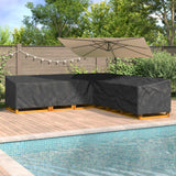 vidaXL Meubelbescherming Zwart 220 x 220 x 80 cm 210D Oxford stof
