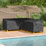 vidaXL Meubelbescherming Zwart 220 x 220 x 80 cm 210D Oxford stof