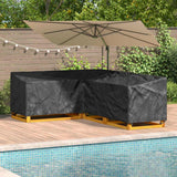 vidaXL Meubelbescherming Zwart 220 x 220 x 80 cm 210D Oxford stof