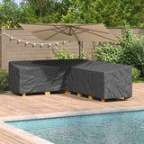 vidaXL Meubelbescherming Zwart 220 x 220 x 80 cm 210D Oxford stof