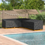 vidaXL Meubelbescherming Zwart 220 x 220 x 80 cm 210D Oxford stof