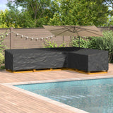 vidaXL Meubelbescherming Zwart 220 x 220 x 80 cm 210D Oxford stof