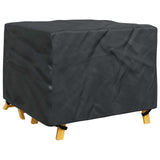 vidaXL Furniture Cover Solid Black 100 x 100 x 70 cm 210D