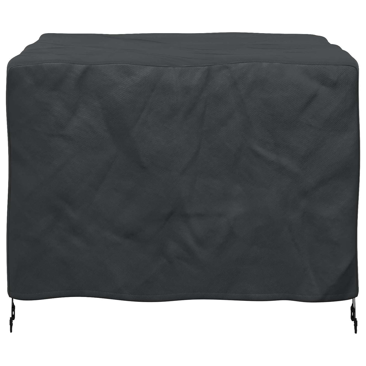 vidaXL Furniture Cover Solid Black 100 x 100 x 70 cm 210D
