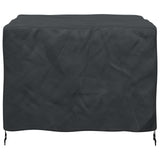 vidaXL Furniture Cover Solid Black 100 x 100 x 70 cm 210D