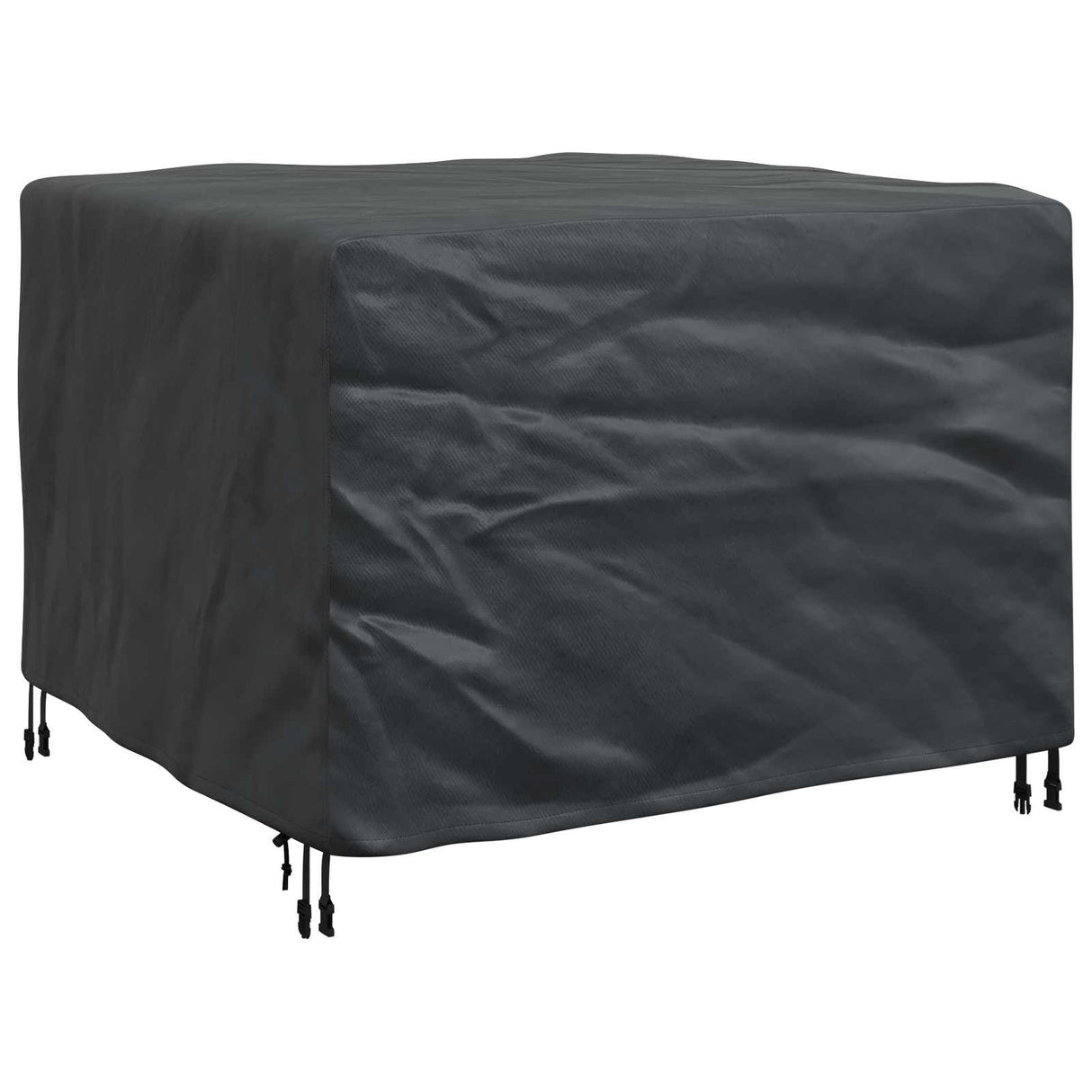 vidaXL Furniture Cover Solid Black 100 x 100 x 70 cm 210D