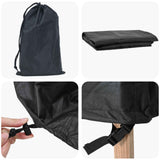 vidaXL Furniture Cover Solid Black 100 x 100 x 70 cm 210D