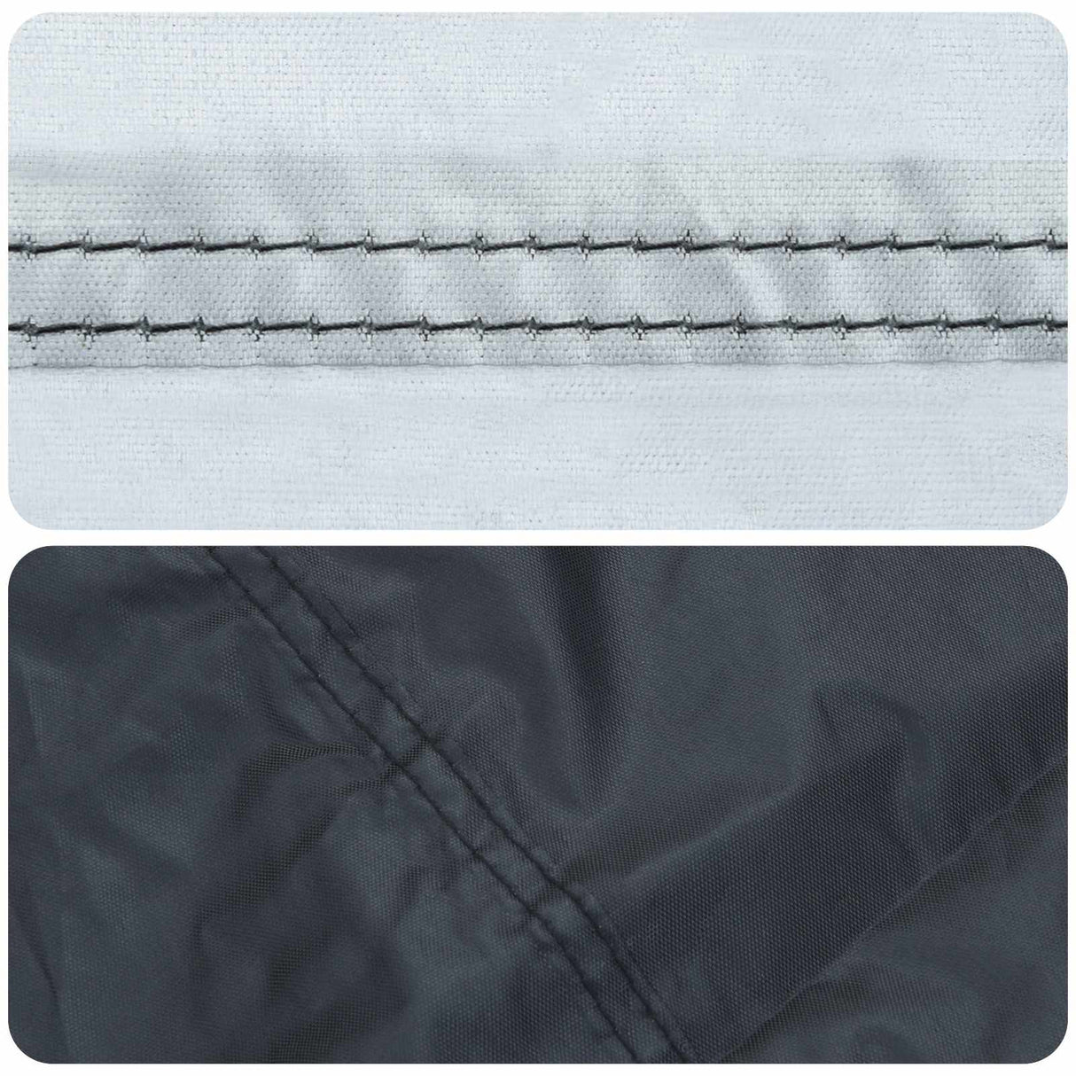 vidaXL Furniture Cover Solid Black 100 x 100 x 70 cm 210D