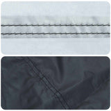 vidaXL Furniture Cover Solid Black 100 x 100 x 70 cm 210D