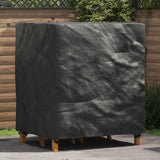 vidaXL Furniture Cover Solid Black 100 x 100 x 70 cm 210D