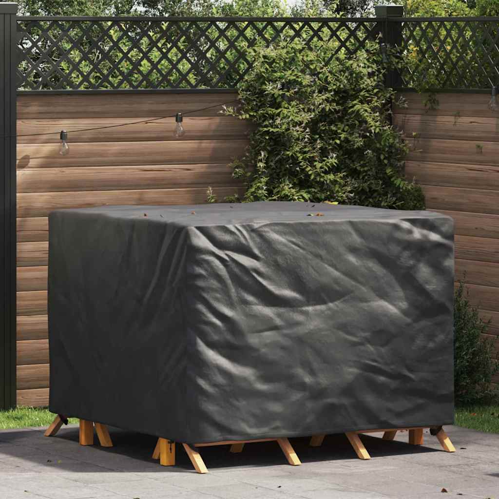 vidaXL Furniture Cover Solid Black 100 x 100 x 70 cm 210D