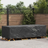 vidaXL Furniture Cover Solid Black 100 x 100 x 70 cm 210D