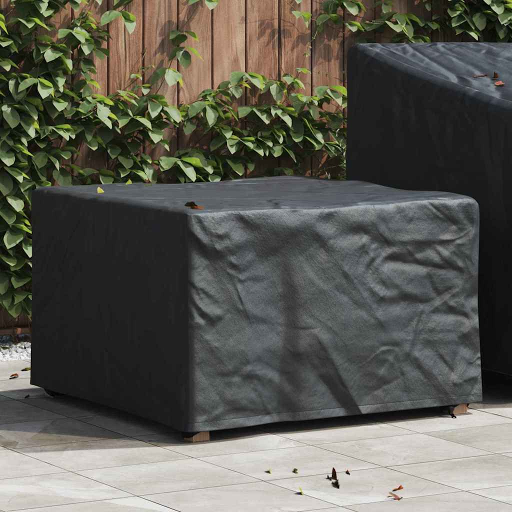 vidaXL Furniture Cover Solid Black 60 x 60 x 45 cm Fabric