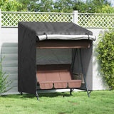 vidaXL Hoes voor buitenschommel 120 x 90 x 155 cm 210D Oxford stof