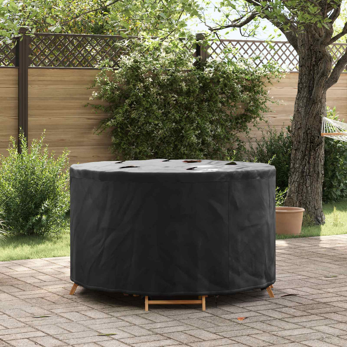 vidaXL Meubelbescherming Zwart 102 x 102 x 71 cm 210D Oxford stof