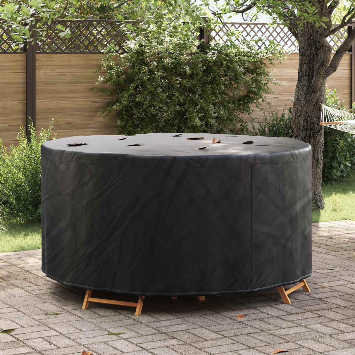 vidaXL Meubelbescherming Zwart 102 x 102 x 71 cm 210D Oxford stof