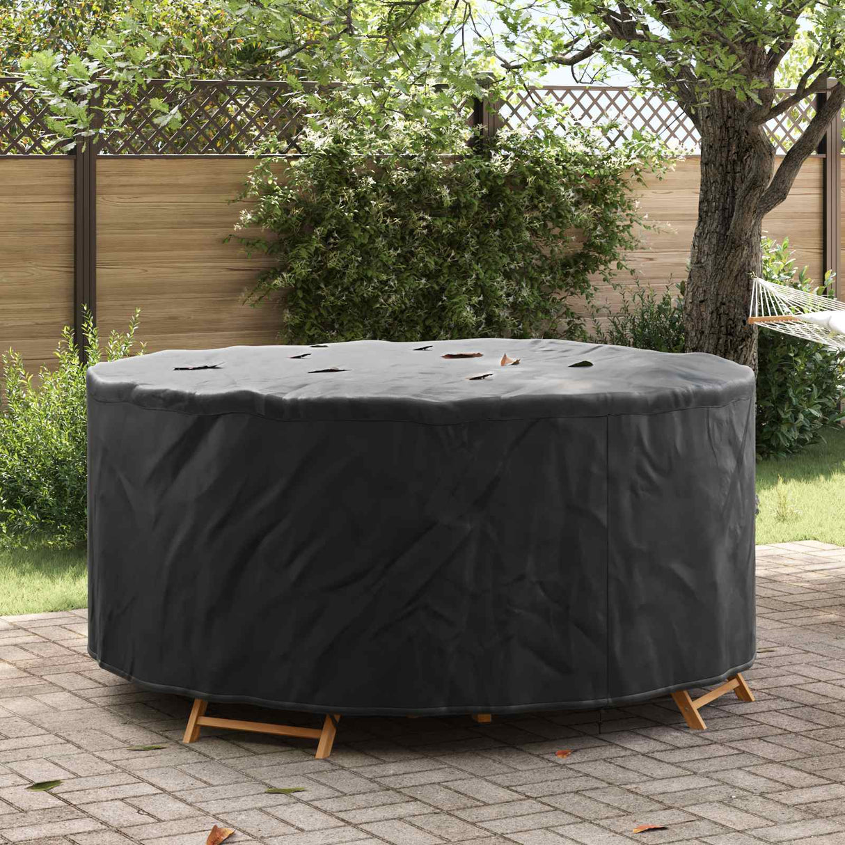 vidaXL Meubelbescherming Zwart 102 x 102 x 71 cm 210D Oxford stof