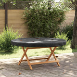 vidaXL Houes Tuintafel Noir 62 x 62 x 10 cm 210D Oxford