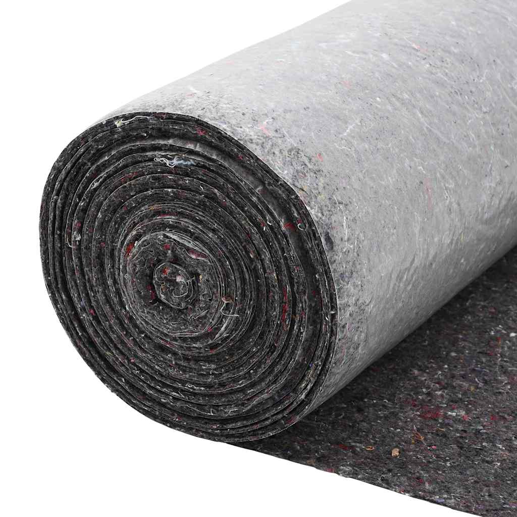 vidaXL Antislip schildersvlies 2 st 5 m 220 g/m² grijs