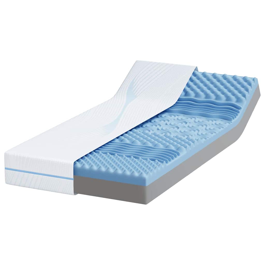 vidaXL Mattress White 80 x 200 cm Jacquard fabric