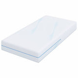vidaXL Mattress White 80 x 200 cm Jacquard fabric
