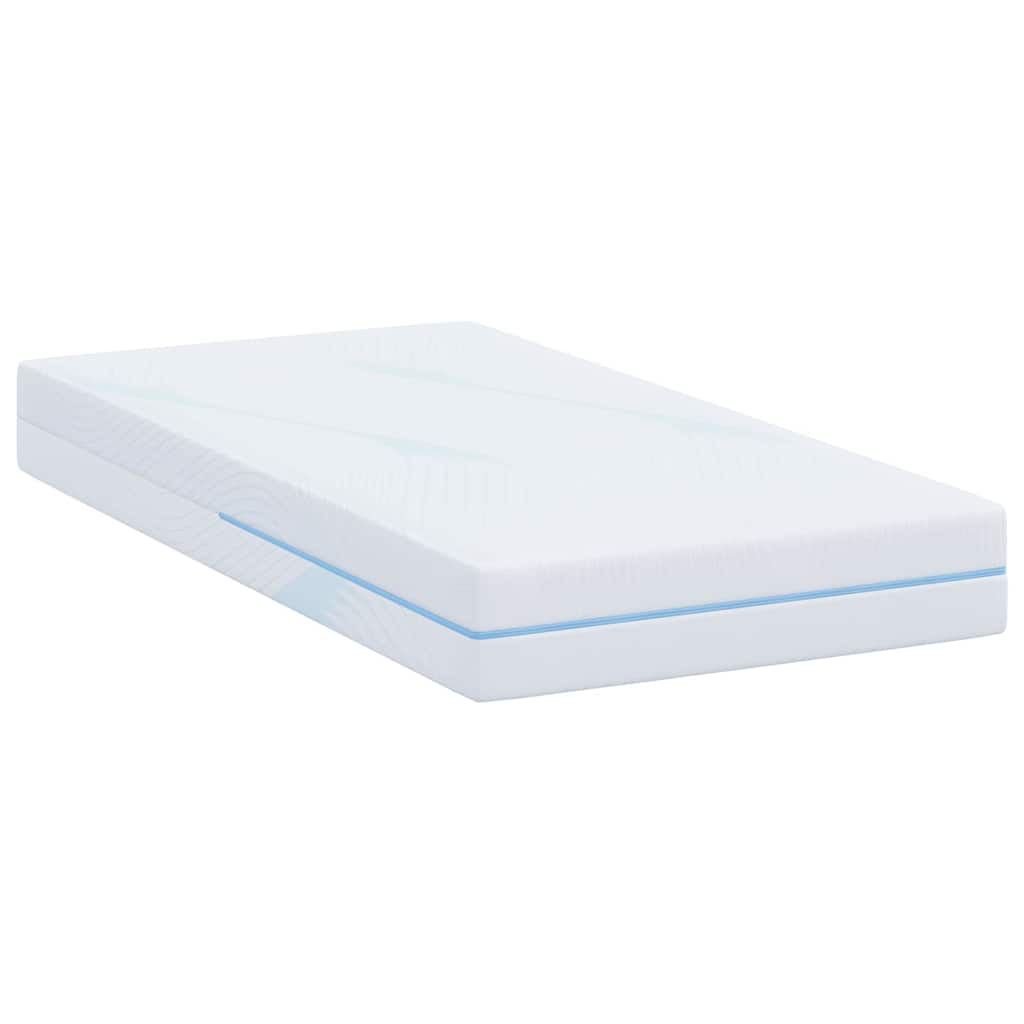 vidaXL Mattress White 80 x 200 cm Jacquard fabric