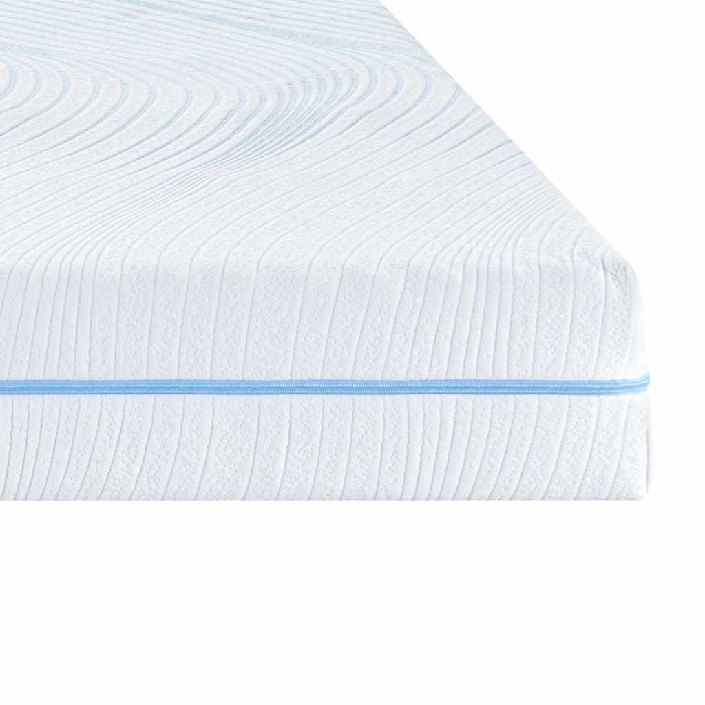 vidaXL Mattress White 80 x 200 cm Jacquard fabric