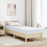 vidaXL Mattress White 80 x 200 cm Jacquard fabric