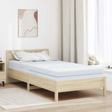 vidaXL Mattress White 80 x 200 cm Jacquard fabric