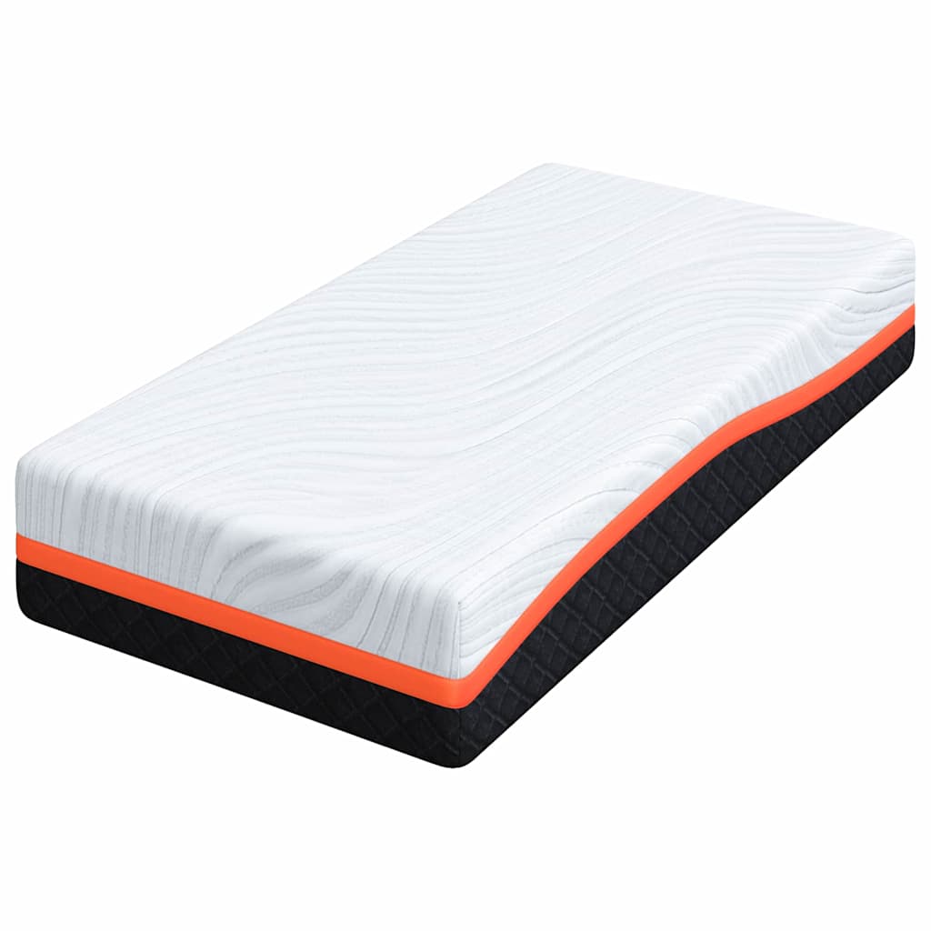 vidaXL Matras Wit en Grijs 80 x 160 cm Jacquard stof
