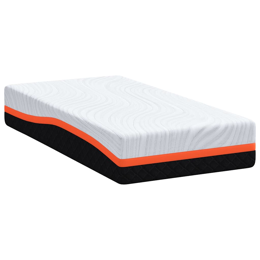 vidaXL Matras Wit en Grijs 80 x 160 cm Jacquard stof