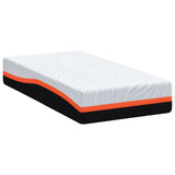 vidaXL Matras Wit en Grijs 80 x 160 cm Jacquard stof