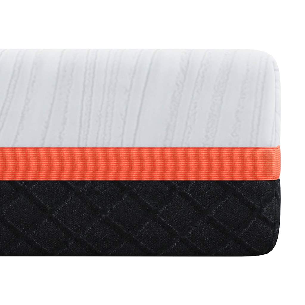 vidaXL Matras Wit en Grijs 80 x 160 cm Jacquard stof
