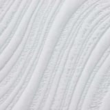 vidaXL Matras Wit en Grijs 80 x 160 cm Jacquard stof