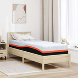 vidaXL Matras Wit en Grijs 80 x 160 cm Jacquard stof