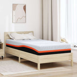 vidaXL Matras Wit en Grijs 80 x 160 cm Jacquard stof
