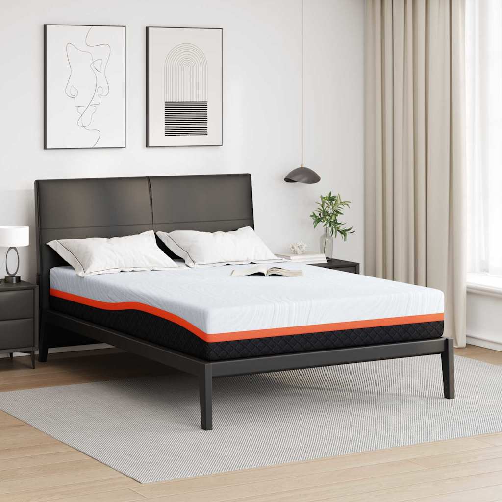 vidaXL Matras Wit en Grijs 80 x 160 cm Jacquard stof
