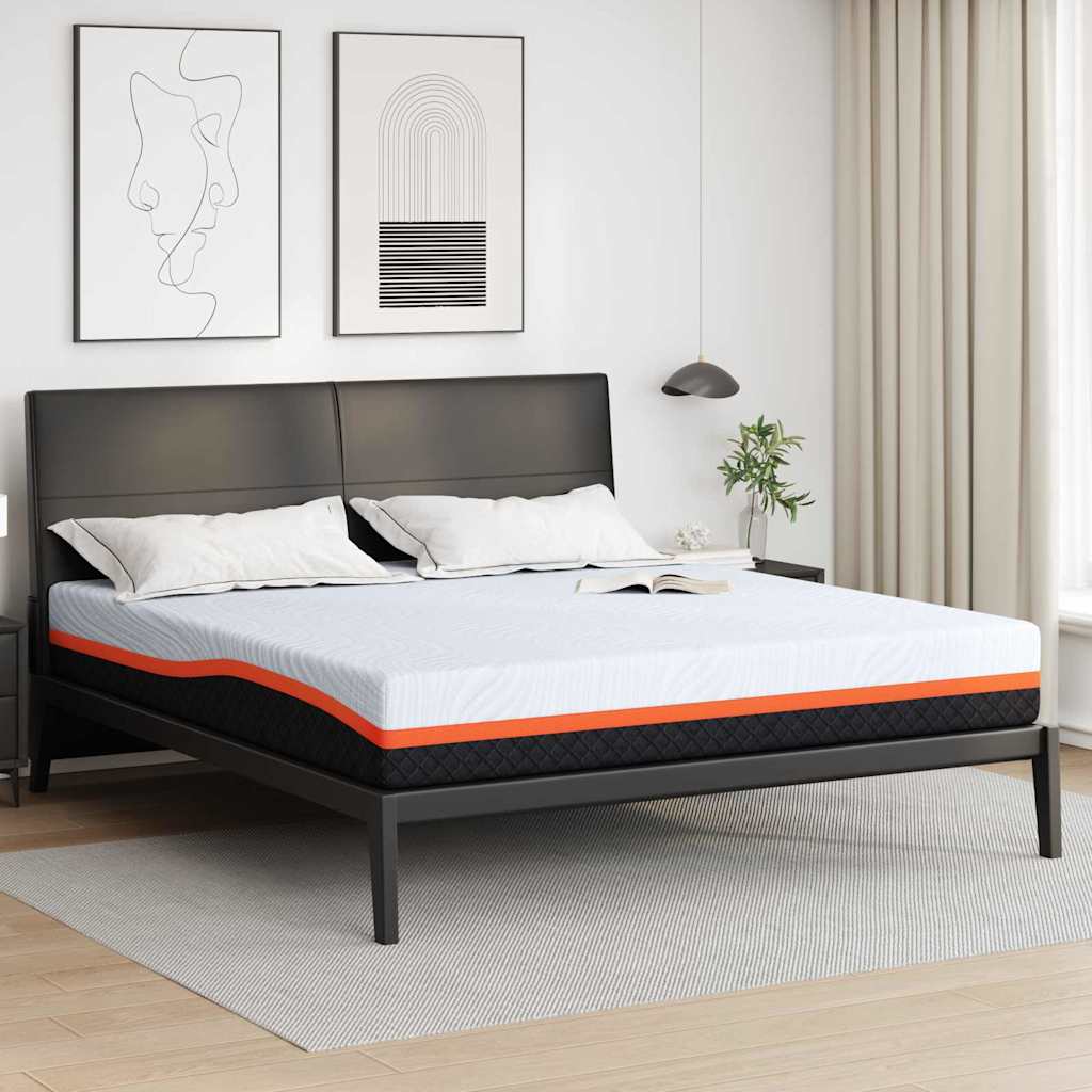 vidaXL Matras Wit en Grijs 80 x 160 cm Jacquard stof