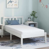 vidaXL Mattress White 70 x 200 cm Jacquard fabric