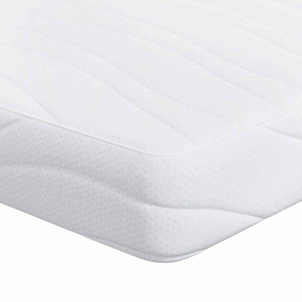 vidaXL Mattress White 70 x 200 cm Jacquard fabric